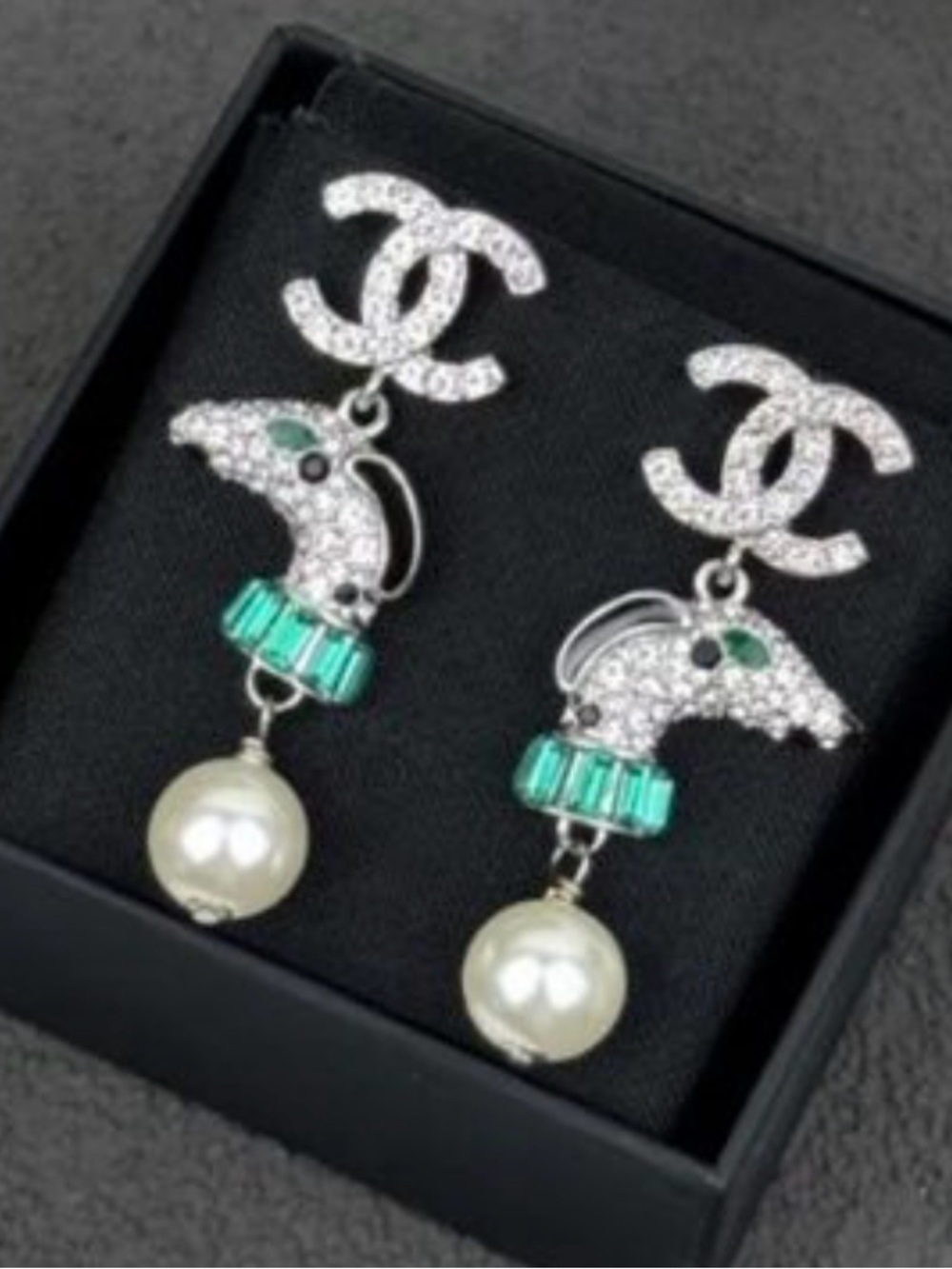 Metiers D’Art 2026  Dalmatian Dog Earrings